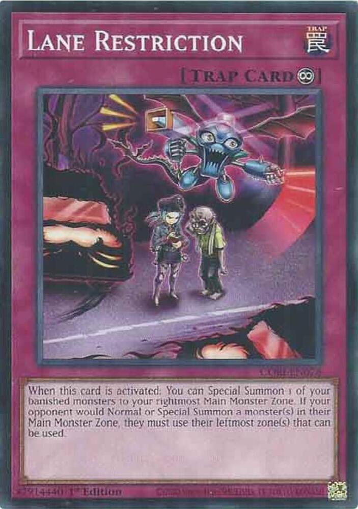 Lane Restriction - CORI-EN078: Chaos Origins