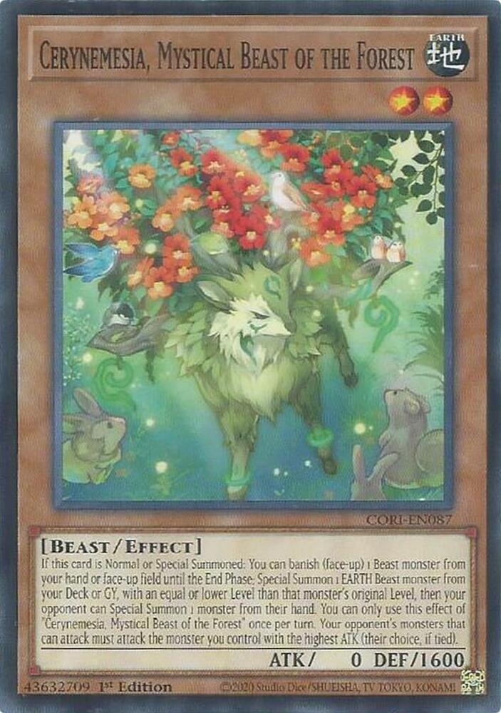 Cerynemesia, Mystical Beast of the Forest - CORI-EN087: Chaos Origins