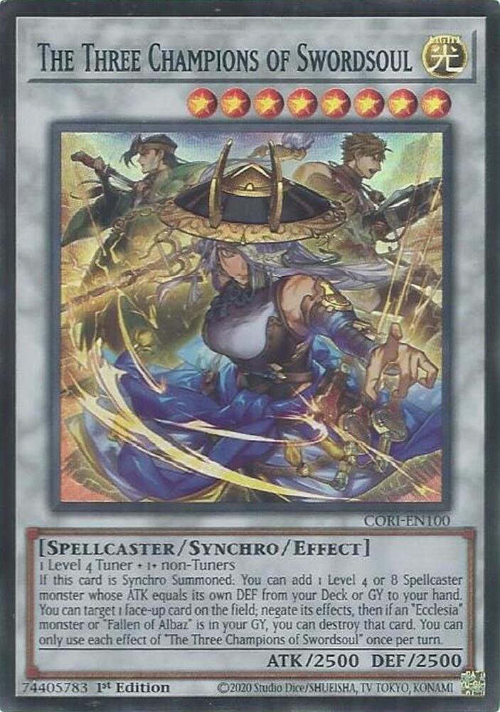 The Three Champions of Swordsoul - CORI-EN100: Chaos Origins