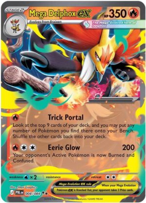 Mega Delphox ex - 008/084: ME05: Pitch Black