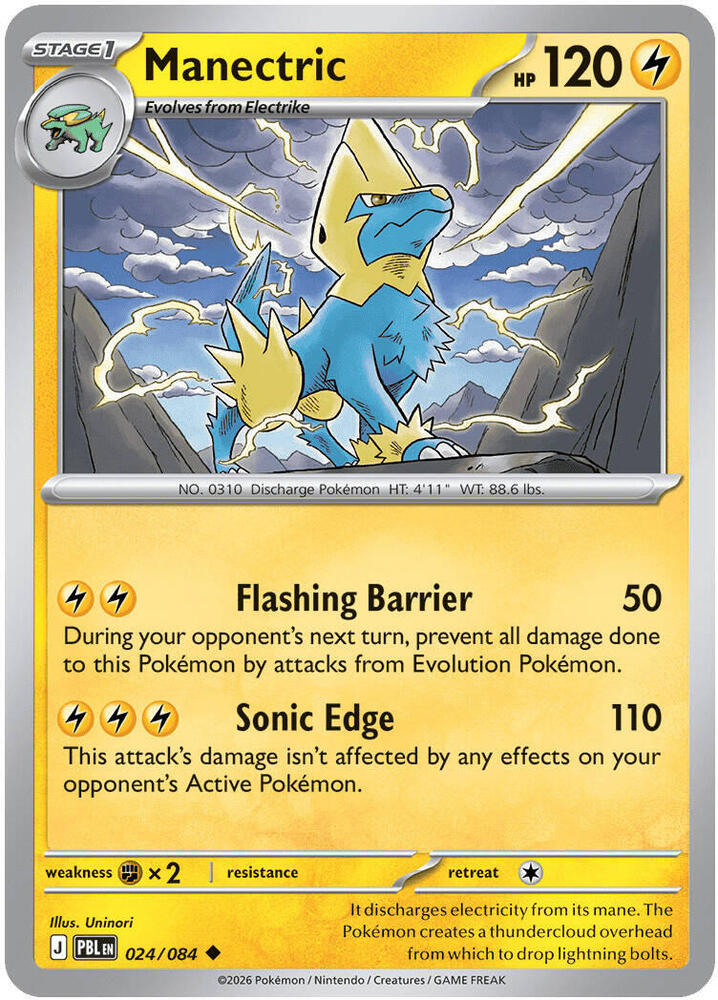 Manectric - 024/084 - 024/084: ME05: Pitch Black