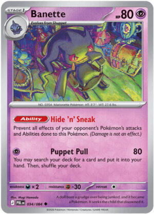 Banette - 034/084: ME05: Pitch Black