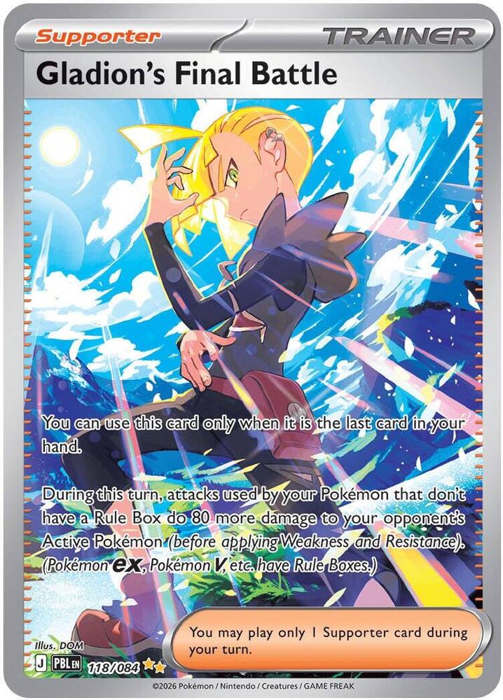Gladion's Final Battle - 118/084 - 118/084: ME05: Pitch Black