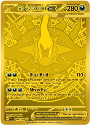 Mega Darkrai ex - 120/084 - 120/084: ME05: Pitch Black