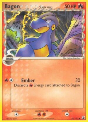 Bagon - 058/113 (Delta Species) - 58/113: Delta Species