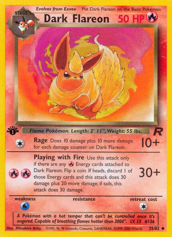 Dark Flareon - 35/82: Team Rocket (LP)