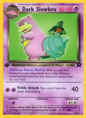 Dark Slowbro (29) - 29/82: Team Rocket (LP)
