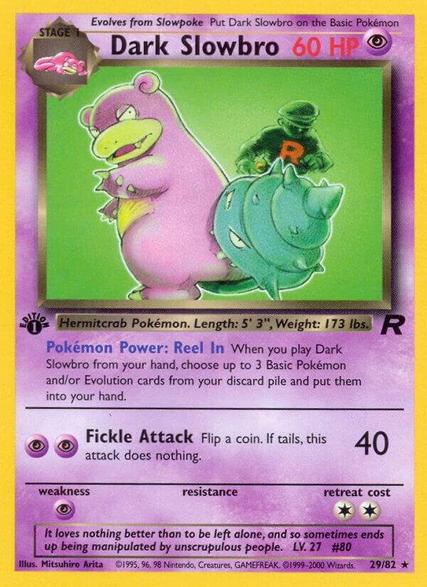 Dark Slowbro (29) - 29/82: Team Rocket (LP)