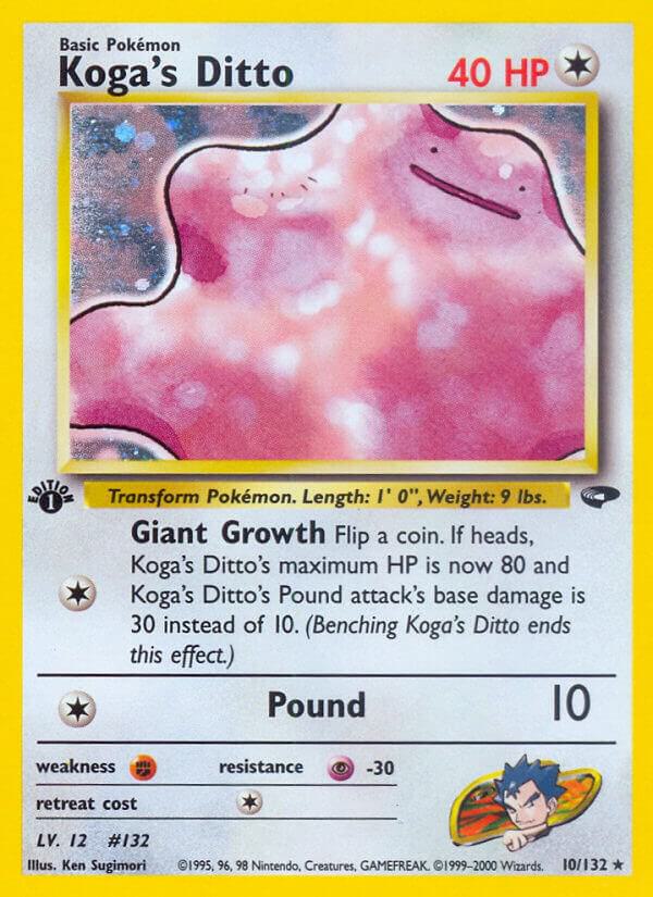 Koga's Ditto - 010/132: Gym Challenge (LP)