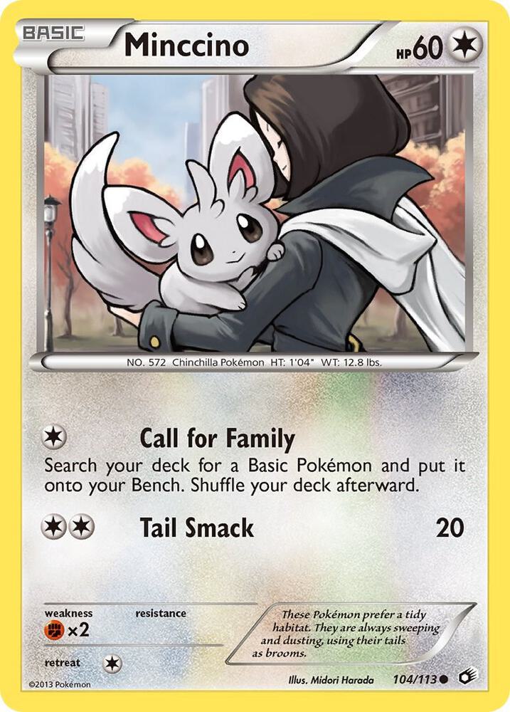 Minccino - 104/113: Legendary Treasures