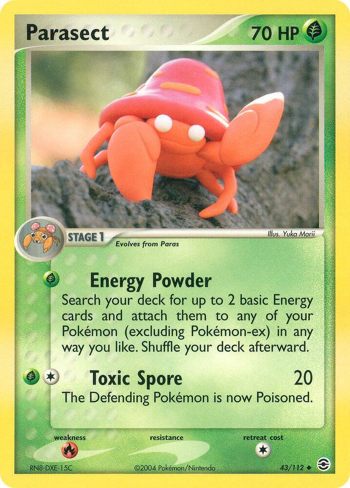 Parasect - 43/112: FireRed & LeafGreen